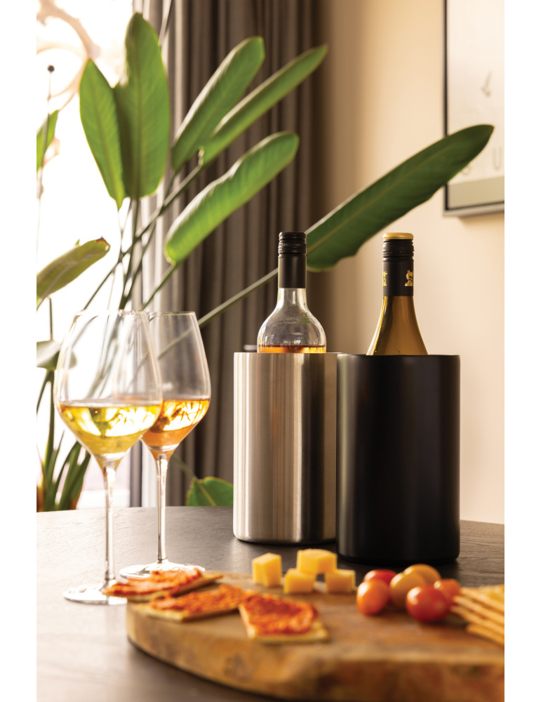 Seau à vin Vino en acier inoxydable recyclé RCS personnalisable