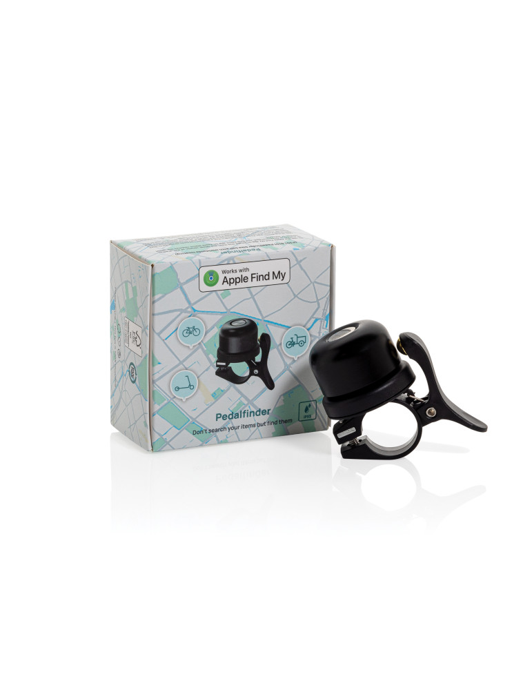 Sonnette de vélo avec géolocalisation Pedalfinder personnalisable