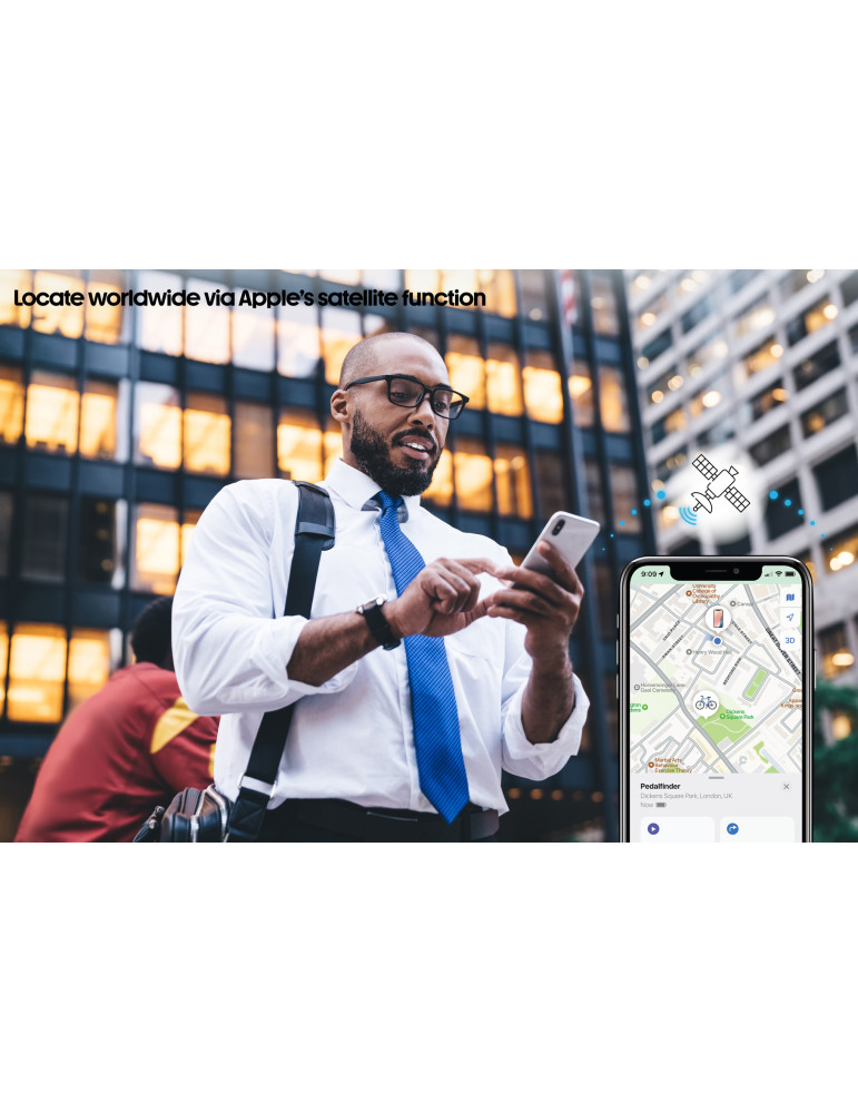 Sonnette de vélo avec géolocalisation Pedalfinder personnalisable