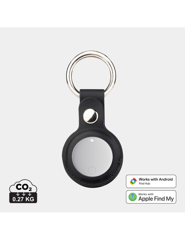 Retrouve-clés en plastique recyclé RCS Findmate Dual personnalisable