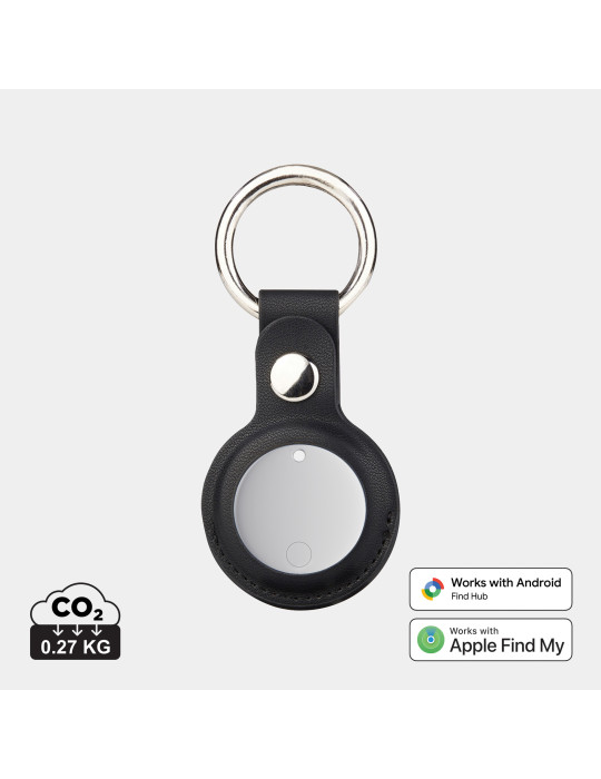 Retrouve-clés en plastique recyclé RCS Findmate Dual personnalisable