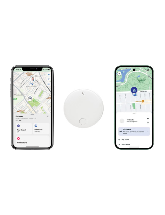 Retrouve-clés en plastique recyclé RCS Findmate Dual personnalisable