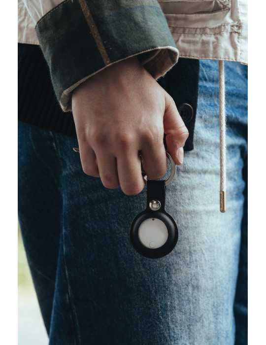 Retrouve-clés en plastique recyclé RCS Findmate Dual personnalisable