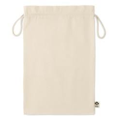 Sac cadeau  en coton biologique personnalisé L AMBER LARGE Matières : coton Couleurs : beige 2