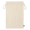 Sac cadeau  en coton biologique personnalisé L AMBER LARGE Matières : coton Couleurs : beige personnalisable avec votre logo