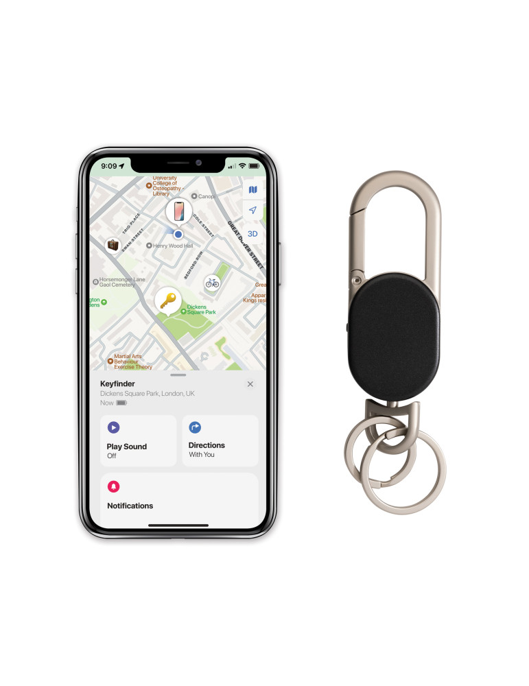 Porte-clés avec géolocalisation et USB C Keyfinder personnalisable