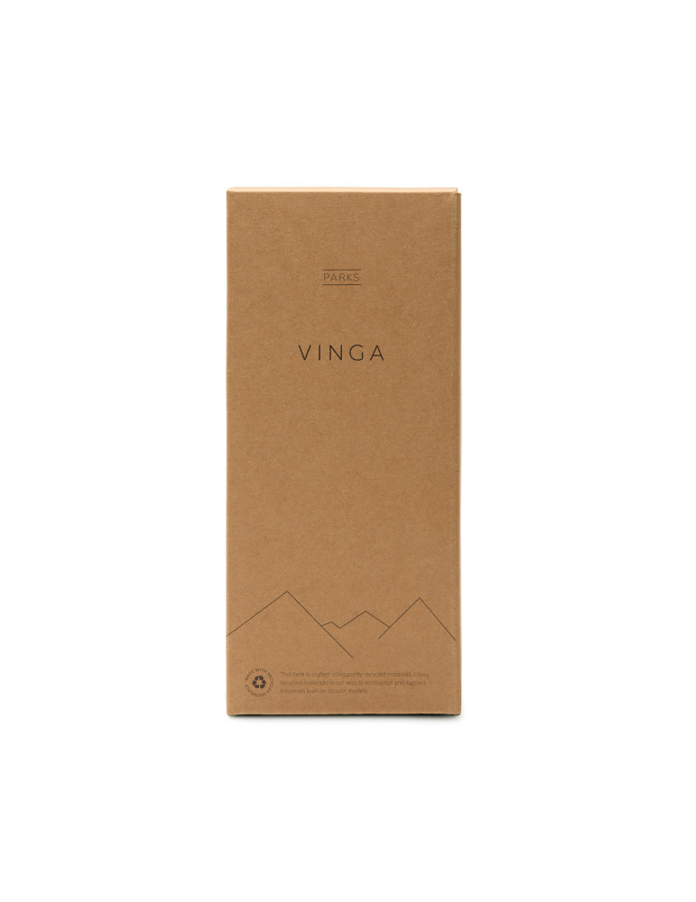Bouteille Vinga Parks 400 ml à bandoulière acier RCS personnalisable