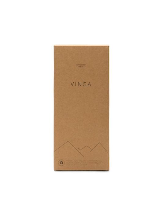 Bouteille Vinga Parks 400 ml à bandoulière acier RCS personnalisable