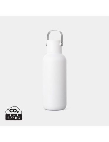 Bouteille Vinga Cael 600 ml à paille acier recyclé RCS personnalisable