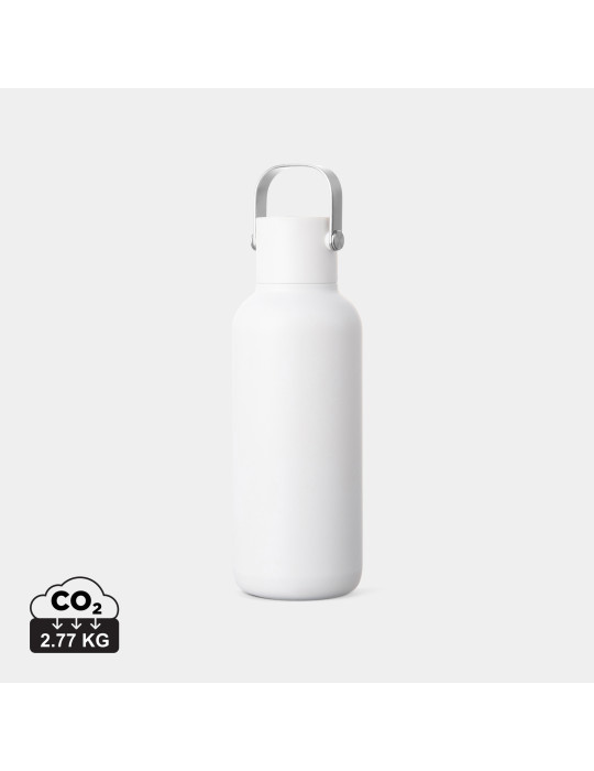 Bouteille Vinga Cael 600 ml à paille acier recyclé RCS personnalisable