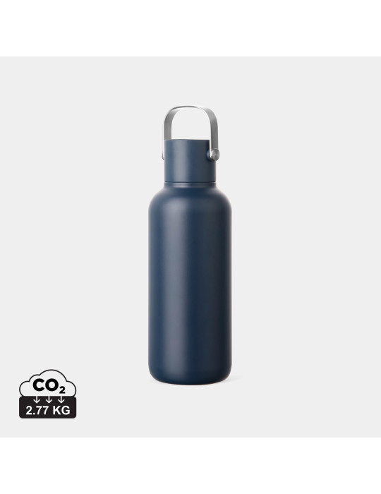 Bouteille Vinga Cael 600 ml à paille acier recyclé RCS personnalisable