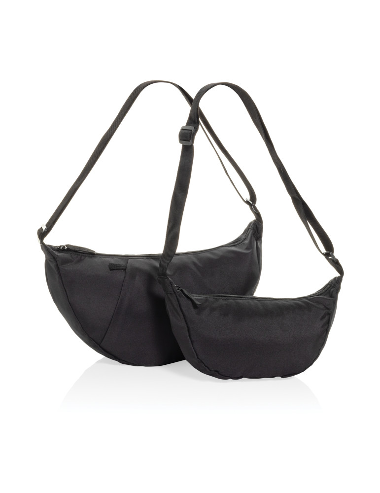 Sac bandoulière Crescent AWARE en rPET personnalisable