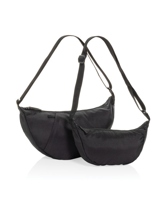 Sac bandoulière Crescent AWARE en rPET personnalisable