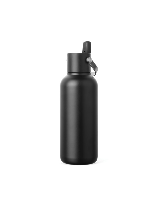 Bouteille Vinga Cael 600 ml à paille acier recyclé RCS personnalisable