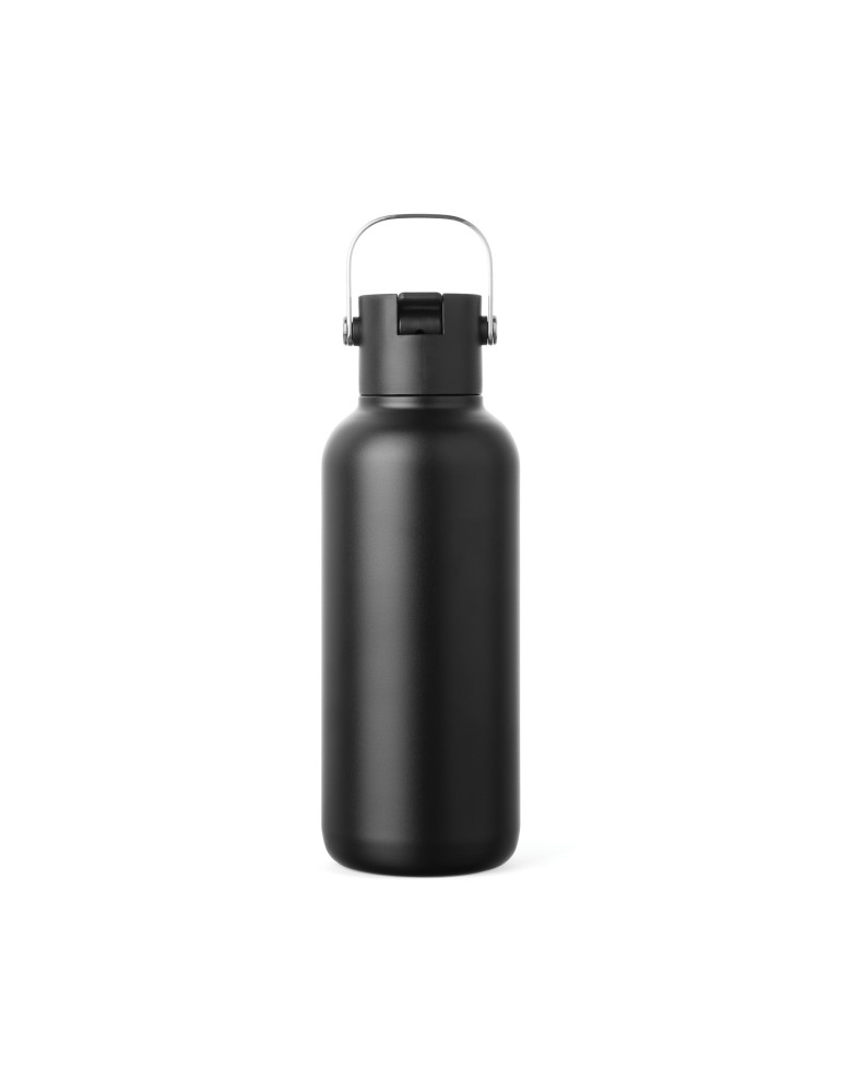Bouteille Vinga Cael 600 ml à paille acier recyclé RCS personnalisable