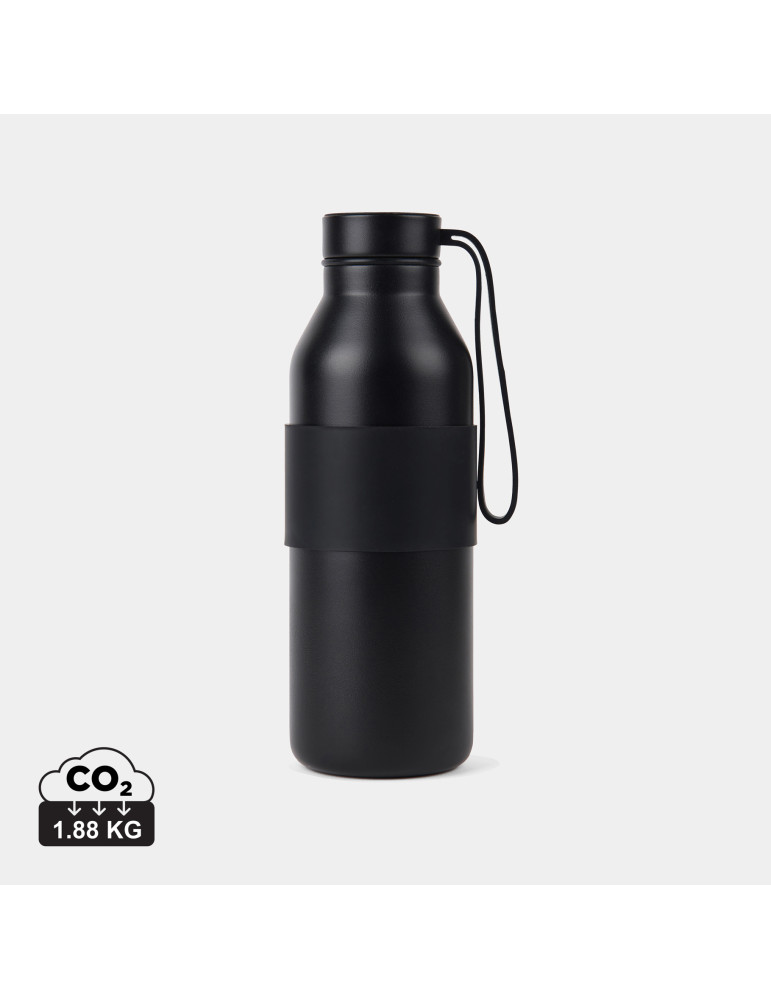 Bouteille Vinga Niro 500 ml à manchon silicone RCS personnalisable