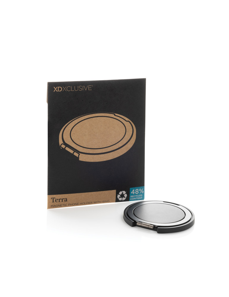 Porte téléphone avec aimant en plastique RCS Terra personnalisable