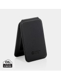 Portefeuille magnétique en PU recyclé Magstand RCS Swiss Peak personnalisable