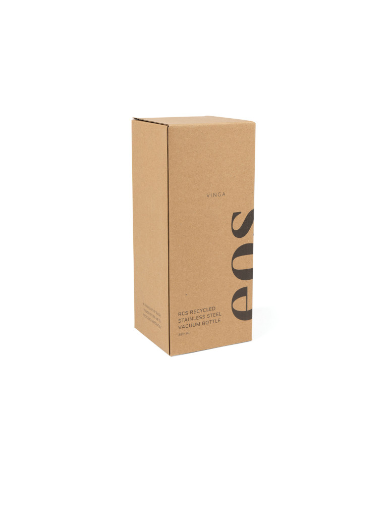 Bouteille isotherme Vinga Eos 880 ml acier recyclé RCS personnalisable