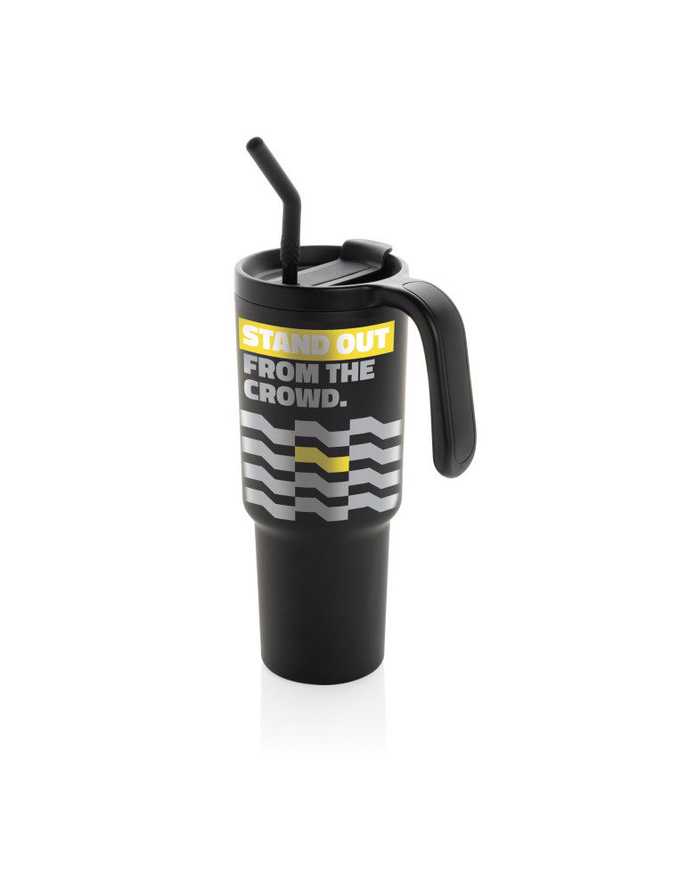 Mug Graphic 900 ml en acier RCS personnalisable à 360°