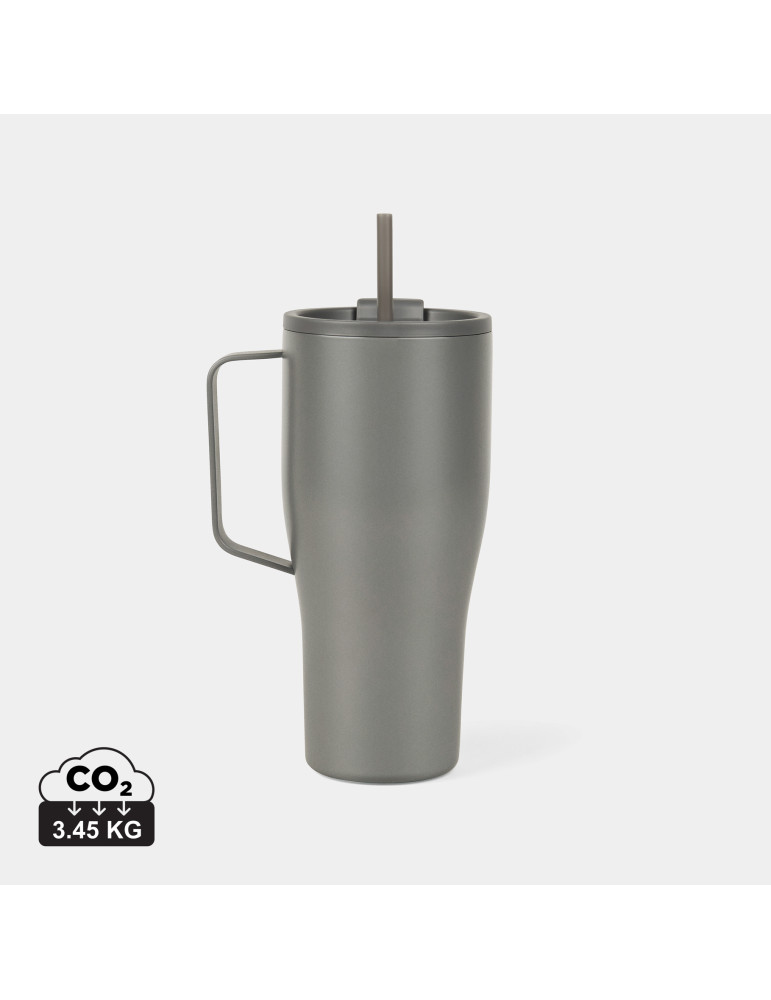 Bouteille Vinga Eos Voyager 800 ml à paille acier RCS personnalisable