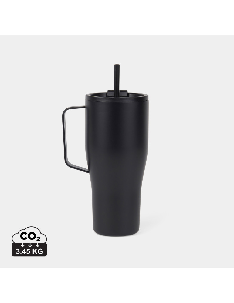 Bouteille Vinga Eos Voyager 800 ml à paille acier RCS personnalisable