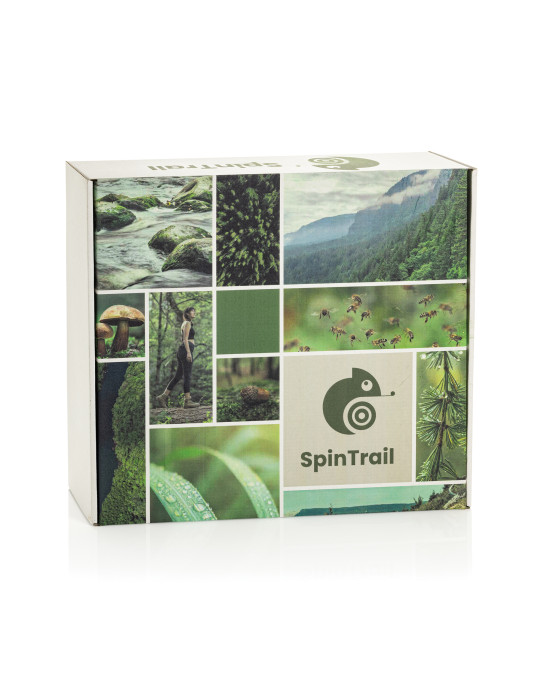 Coffret d’échantillons imprimés MYBOXD SpinTrail publicitaire