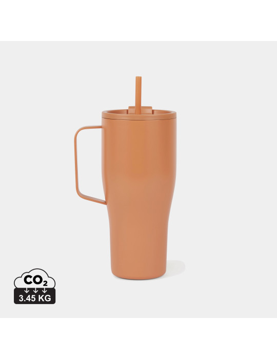 Bouteille Vinga Eos Voyager 800 ml à paille acier RCS personnalisable