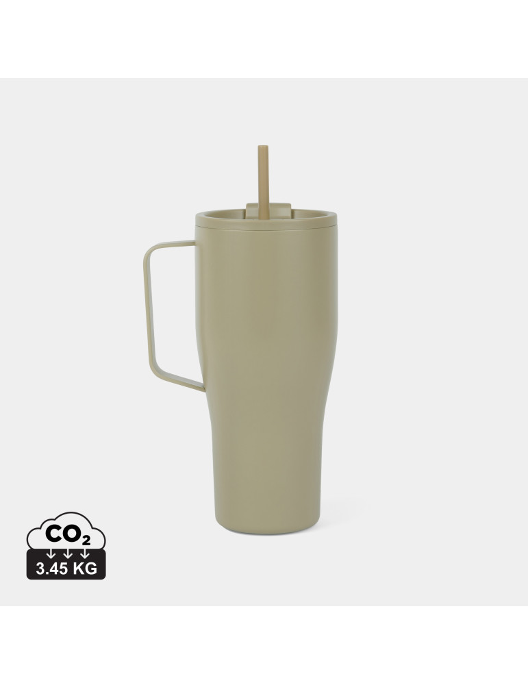 Bouteille Vinga Eos Voyager 800 ml à paille acier RCS personnalisable