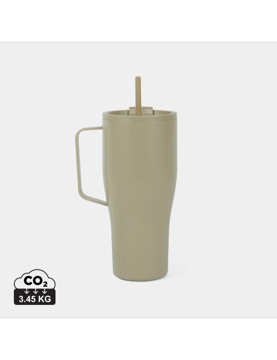 Bouteille Vinga Eos Voyager 800 ml à paille acier RCS personnalisable