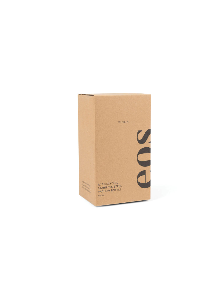 Bouteille Vinga Eos Voyager 800 ml à paille acier RCS personnalisable