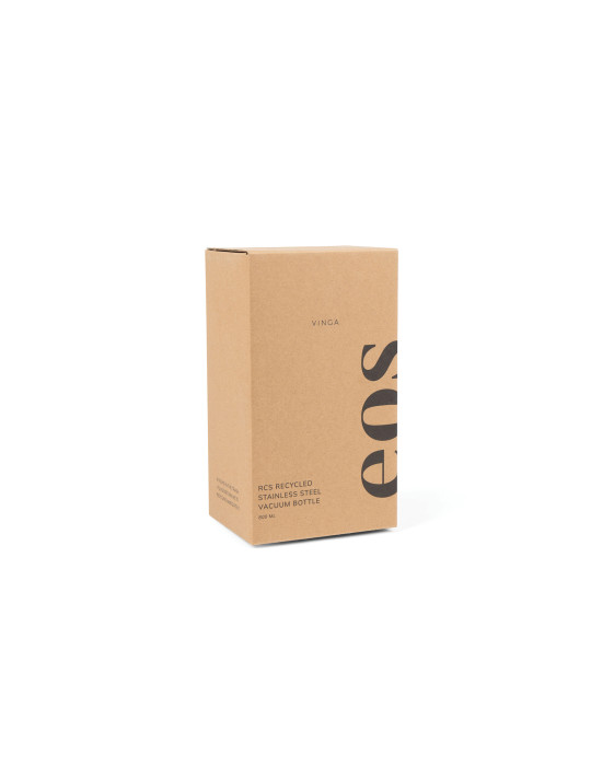 Bouteille Vinga Eos Voyager 800 ml à paille acier RCS personnalisable