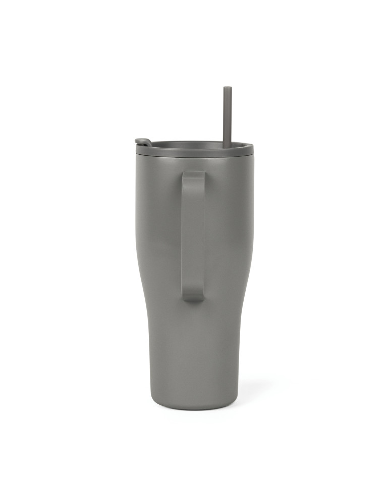 Bouteille Vinga Eos Voyager 800 ml à paille acier RCS personnalisable