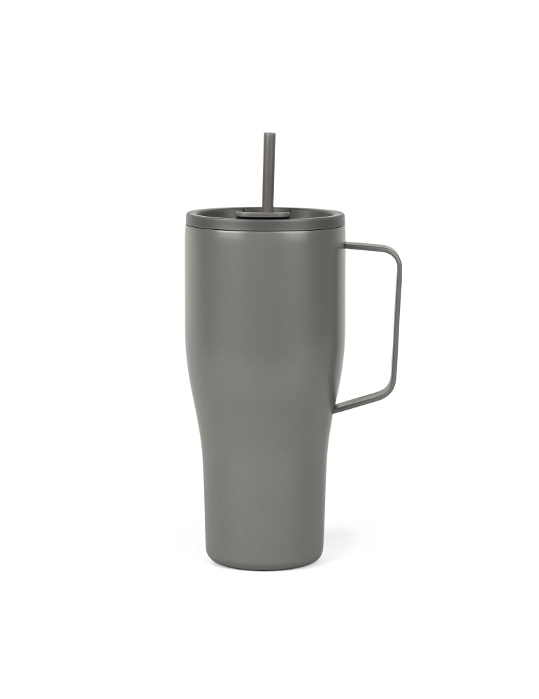 Bouteille Vinga Eos Voyager 800 ml à paille acier RCS personnalisable