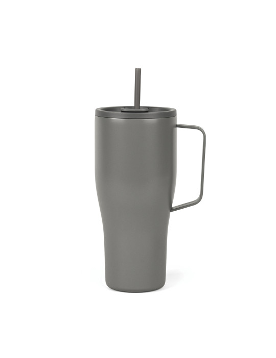 Bouteille Vinga Eos Voyager 800 ml à paille acier RCS personnalisable