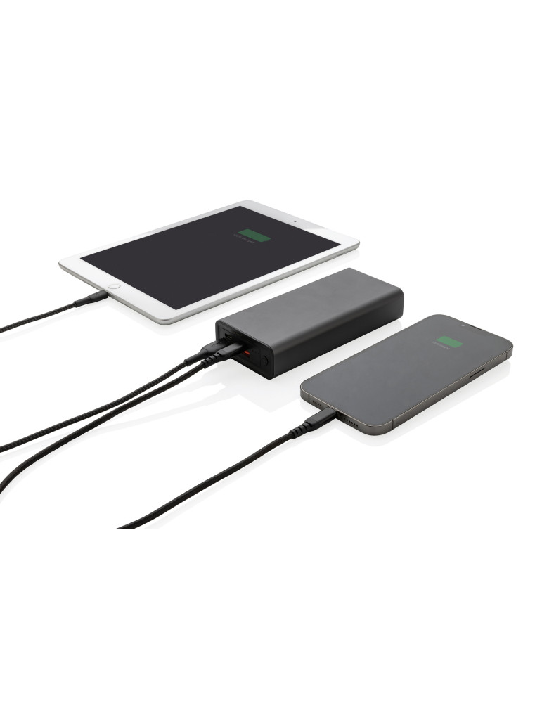 Batterie Terra 20 000 mAh en aluminium RCS personnalisable