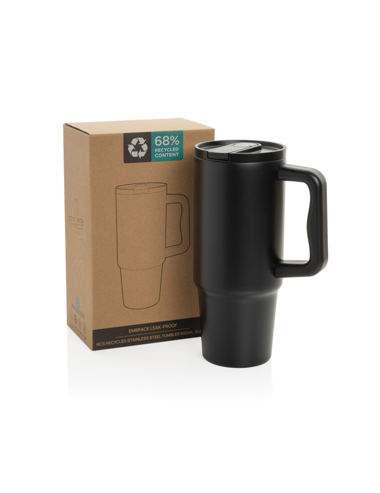 Mug Embrace étanche 900 ml en acier RCS personnalisable