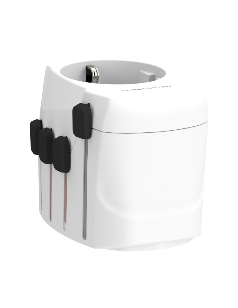 Adaptateur SKROSS PRO universel trois pôles personnalisable