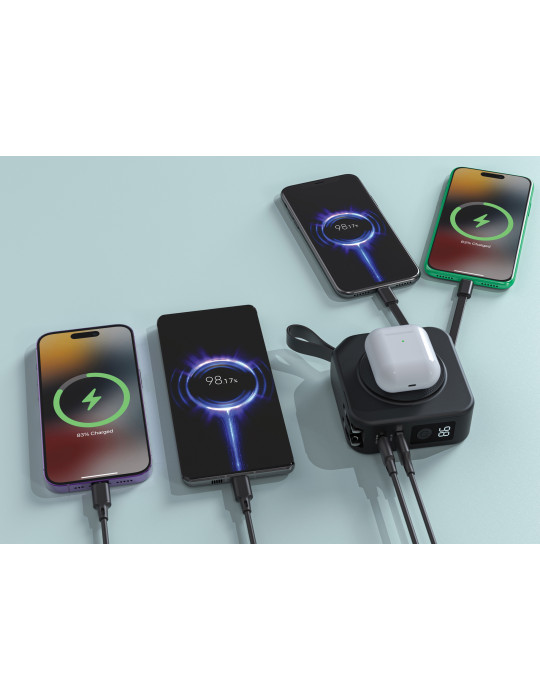 Chargeur universel 5 en 1 Urban Vitamin Saratoga personnalisable