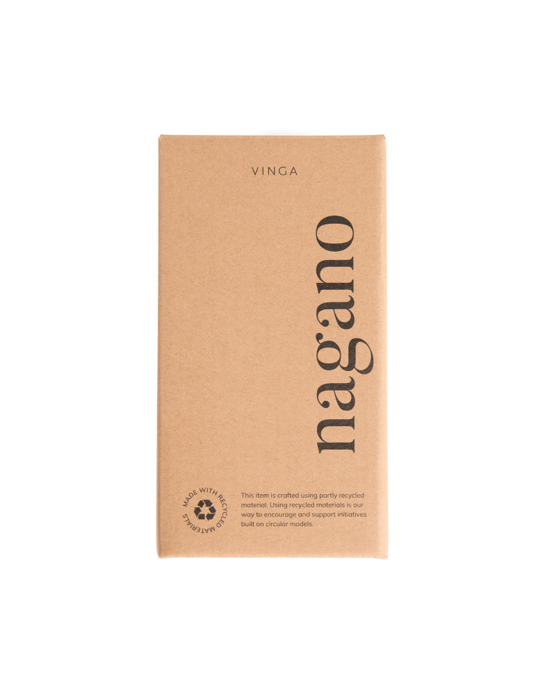 Deux tasses Vinga Nagano 160 ml acier recyclé RCS personnalisable