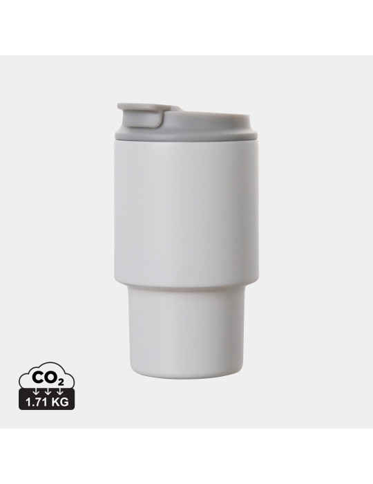 Tasse de voyage Vinga Nagano 350 ml acier RCS personnalisable