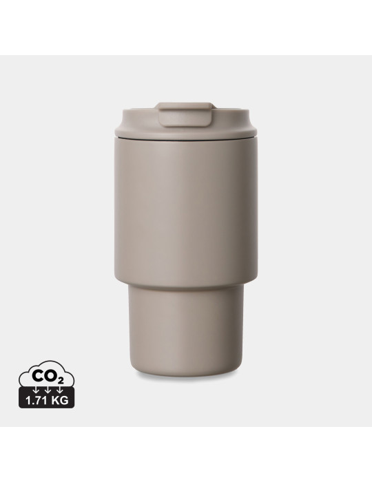 Tasse de voyage Vinga Nagano 350 ml acier RCS personnalisable