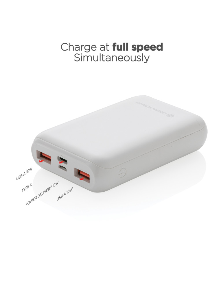 Batterie Alameda Urban Vitamin 10 000 mAh PD 18 W personnalisable