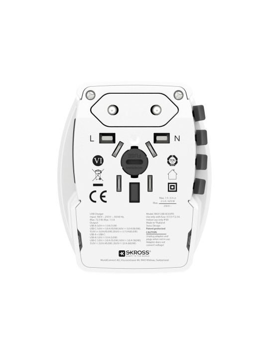 Adaptateur SKROSS MUV 65 W PD avec USB-C personnalisable
