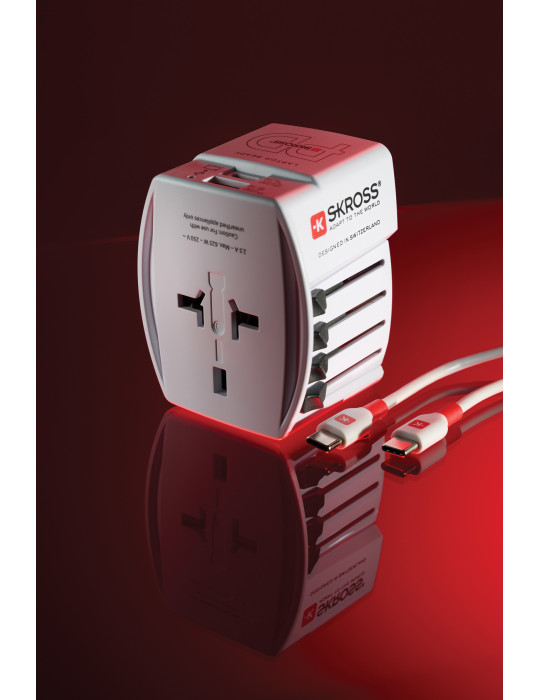 Adaptateur SKROSS MUV 65 W PD avec USB-C personnalisable