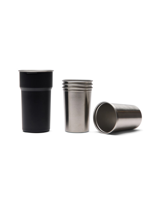 Set de quatre tasses Vinga Parks 250 ml acier RCS personnalisable