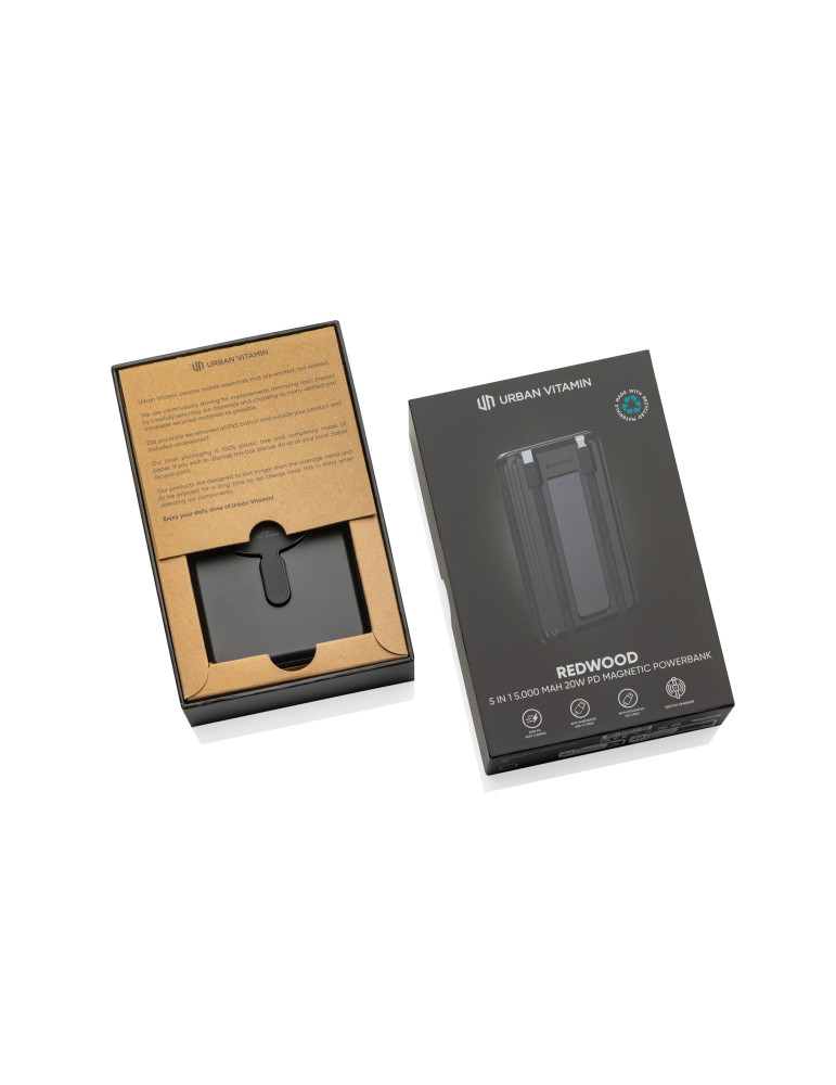 Batterie Redwood Urban Vitamin 5 000 mAh PD 20 W personnalisable