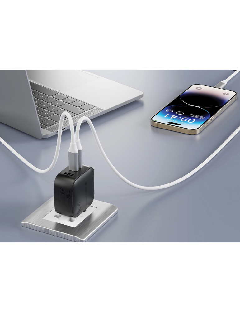 Chargeur 70W GaN en plastique RCS Urban Vitamin Santa Cruz personnalisable