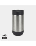 Mug Vinga Eris 350 ml acier recyclé RCS à bouton personnalisable