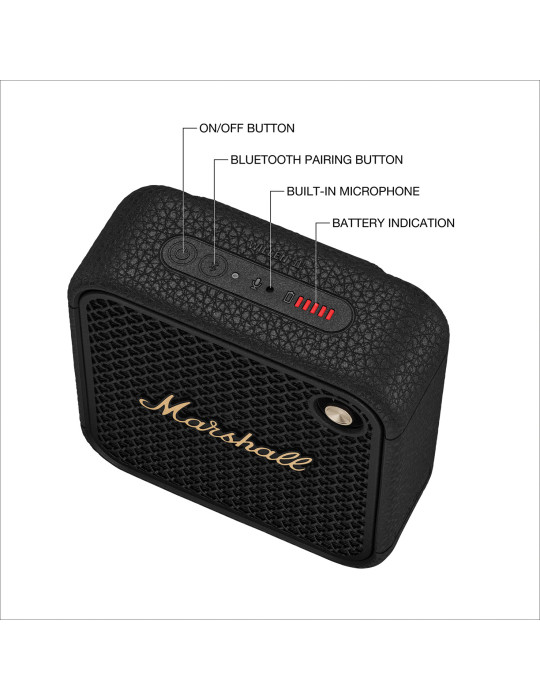 Enceinte Bluetooth Marshall Willen II IP67 personnalisable